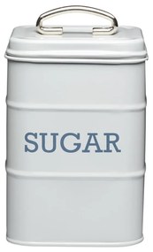 Sivá plechová dóza na cukor Kitchen Craft Nostalgia