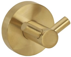 Sapho - Dvojitý nástenný háčik X-ROUND 5,5x5 cm zlatý