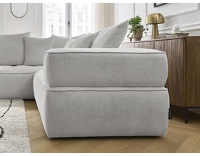 Svetlosivá ženilková rohová pohovka (ľavý roh/do L) Whesley – Bobochic Paris