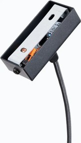 Čierne kovové LED závesné svietidlo Nebula – Sollux