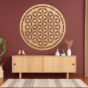 Mandala z dreva, moderný obraz na stenu I SENTOP PR0167