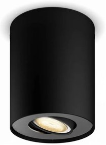 Philips - LED Stmievateľné bodové svietidlo Hue PILLAR 1xGU10/4,2W/230V + DO čierna