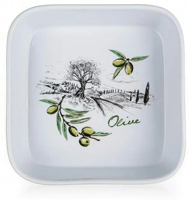 Banquet Keramická zapekacia miska OLIVES, 17,5 x 17,5 x 5 cm