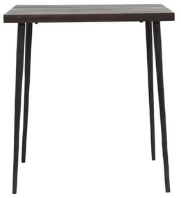House Doctor Jedálenský stôl SLATED 70x70cm čierny