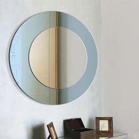 Zrkadlo Modern Line Blue Rozmer: Ø 88 cm