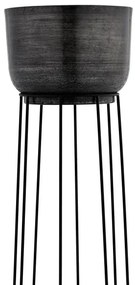 Eglo 428096 - SADA 3x Kovový kvetináč OKAYAMA čierna