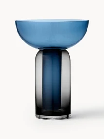 Ručne fúkaná sklenená váza Torus, V 33 cm