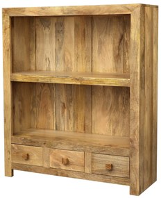 furniture-nabytek.cz - Knižnica z masívu 100x120x35 z dreva mango