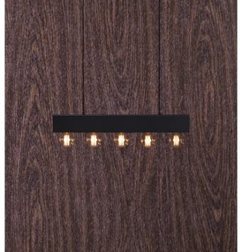 Markslöjd 107037 - Luster na lanku COUTURE 5xE27/40W/230V čierna