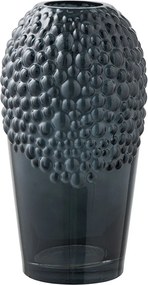 Tmavosivá sklenená váza (výška 25 cm) – House Nordic