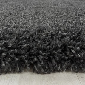 Ayyildiz koberce Kusový koberec Fluffy Shaggy 3500 grey kruh - 120x120 (priemer) kruh cm