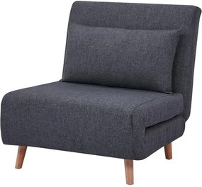 Sconto Rozkladacie kreslo GUNAR sivá