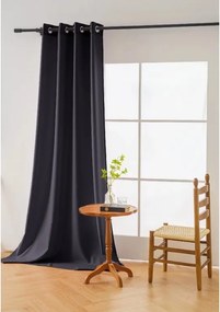 Záves OXFORD LIGHT 140x250 cm, tmavosivý Zavesenie: Riasiaca páska