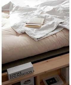 Dvojlôžková posteľ z borovicového dreva s roštom 140x200 cm Ziggy – Karup Design