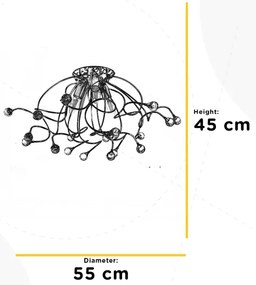 ONLI - Prisadený luster TRILLY 3xE14/6W/230V