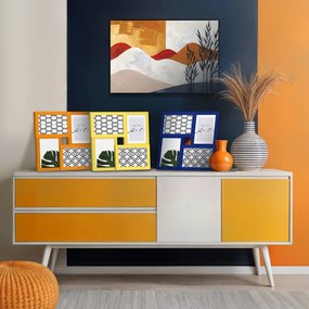 Žltý rámček na stenu 27x27 cm – knor