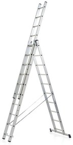 Rebrík MATTERHORN, 3-dielny, 3x10 priečok, 4350 mm