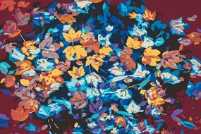 Gario Maľovanie podľa čísel Opadané lístie Rozmery: 120 x 80 cm, Rámovanie: S vnútorným rámom
