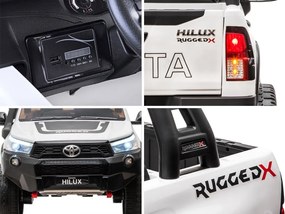 JOKOMISIADA Elektromobil Toyota Hilux pre 2 osoby, model PA0250 biela