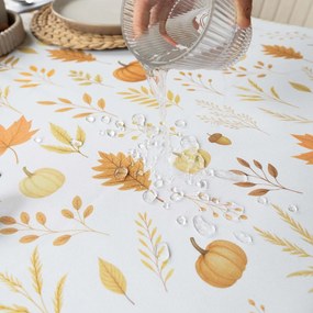 Goldea hranatý teflónový obrus - vôňa jesene 80 x 80 cm
