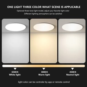 Brilagi - LED Stmievateľné stropné svietidlo SMART LED/36W/230V Wi-Fi Tuya + diaľkové ovládanie