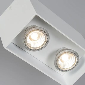 Dizajnové bodové svetlo biele - Qubo 2