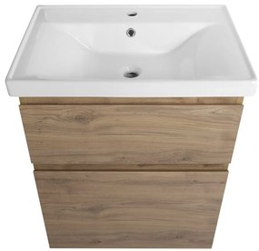 Aqualine Aqualine, ALTAIR umývadlová skrinka 61,5x72,5x45cm, dub emporio, AI365
