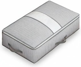 Textilný úložný box pod posteľ EASY 90 L 80x47x25 cm, sivý