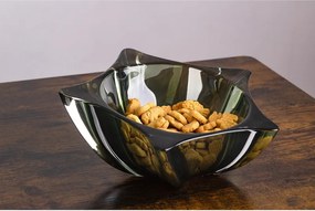 KRIŠTÁĽOVÁ MISKA BOHEMIA YOKO GREEN 210MM