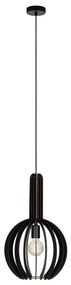 Eglo 900153 - Luster na lanku VELASCO 1xE27/40W/230V pr. 31 cm čierna