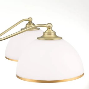 Orion LU 1838/5 - Luster na reťazi OLD LAMP 5xE27/40W/230V biela/mosadz