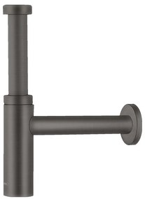 Hansgrohe Flowstar S, dizajnový sifón, kartáčovaný čierny chróm, HAN-52105340