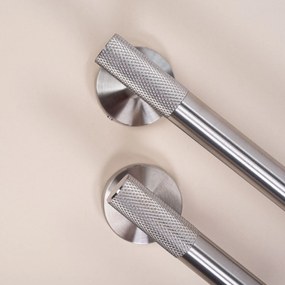 Rea Modern, kúpeľňový vešiak na uteráky 60cm, 6603, brúsená oceľ, REA-98002