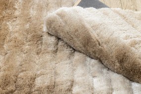 Dywany Łuszczów Kusový koberec Flim 007-B2 Stripes beige - 160x220 cm