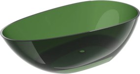 Mexen Glass, voľne stojaca priesvitná vaňa 170 x 85 cm, chrómová zátka, 58061708502