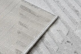 Koberec LIRA E1627 Trojuholníky geometrický, štrukturálny, glamour - sivý