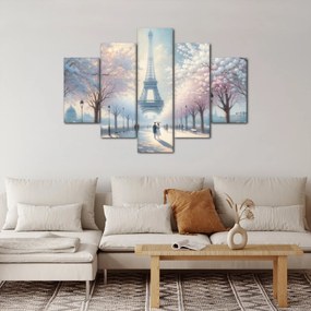 Obraz - Maľba z Paríža (150x105 cm)