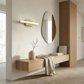 Toolight Toolight, LED nástenné svietidlo 42cm, 6W, 4000K, 500lm, APP1851-1W, zlatá matná, OSW-66005