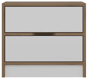 Nočný stolík Elina Walnut White