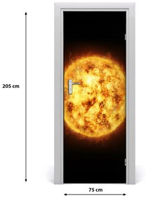 Fototapeta samolepiace na dvere slnko 75x205 cm
