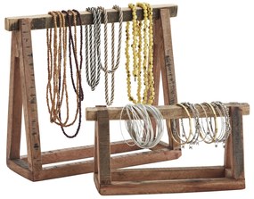MADAM STOLTZ Stojan na šperky Recycled Wood Väčší