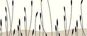 Obraz - Grafická lúka N⁰3 (120x50 cm)