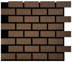 Akustický dekoračný panel Klinker Catania Oak 67x58 cm