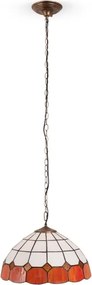 Brilagi - Tiffany vitrážový luster na reťazi SIENNA 1xE27/60W/230V priemer 40 cm