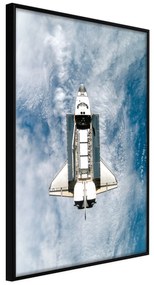 Artgeist Plagát - Space Shuttle [Poster] Veľkosť: 20x30, Verzia: Čierny rám