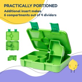 Klarstein Schmatzfatz desiatový box s priehradkami