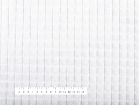 Biante Dekoračná obliečka na vankúš Minky kocky MKK-001 Biela 50 x 70 cm