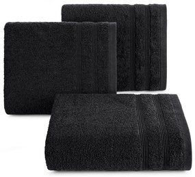 BAVLNENÝ UTERÁK ALINE 70X140 CM ČIERNA