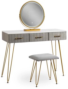 PROXIMA.store - Toaletný stolík SANDY FARBA: sivá