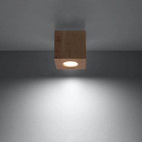 Sollux Lighting Stropné svietidlo QUAD prírodné drevo
